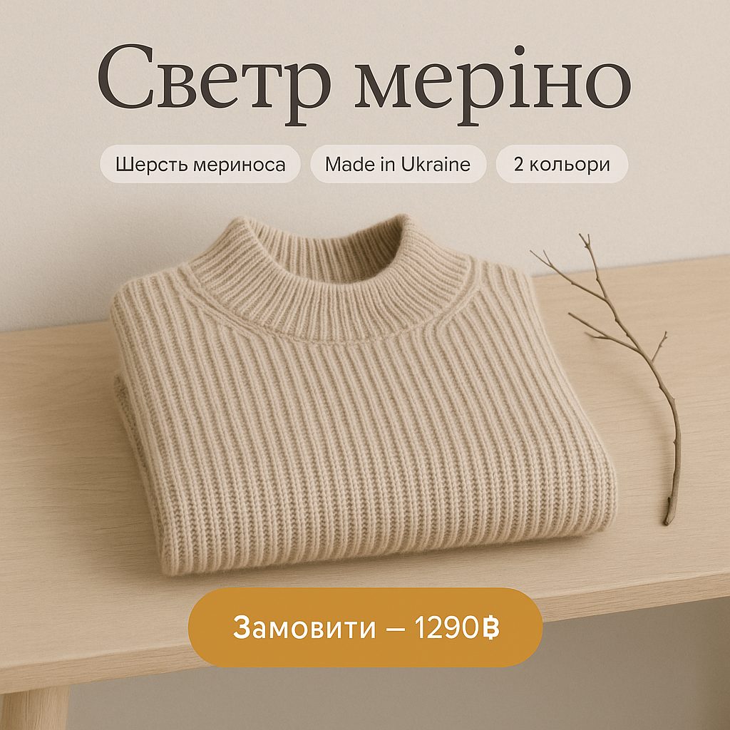 Светр меріно marketplace card